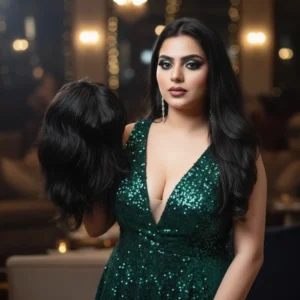 Unisex Monofilament Full Cap Wig